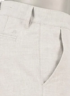 ALBERTO Chino Lou, Regular Fit, Baumwolle-Leinen, grau meliert^ Chino|Hosen
