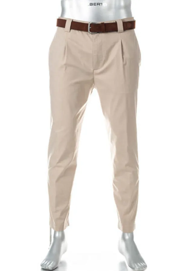 ALBERTO Chino Mike-C, Ceramica®, cropped, beige^ Ceramica|Hosen