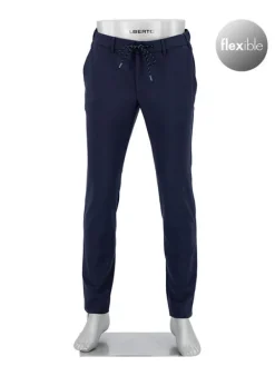 ALBERTO Chino Mover, Slim Fit, Mikrofaser, navy^ Chino|Hosen