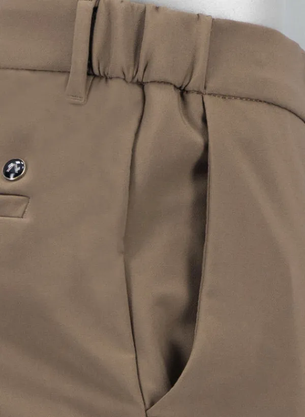 ALBERTO Chino Mover, Slim Fit, Mikrofaser, braun^ Chino|Hosen