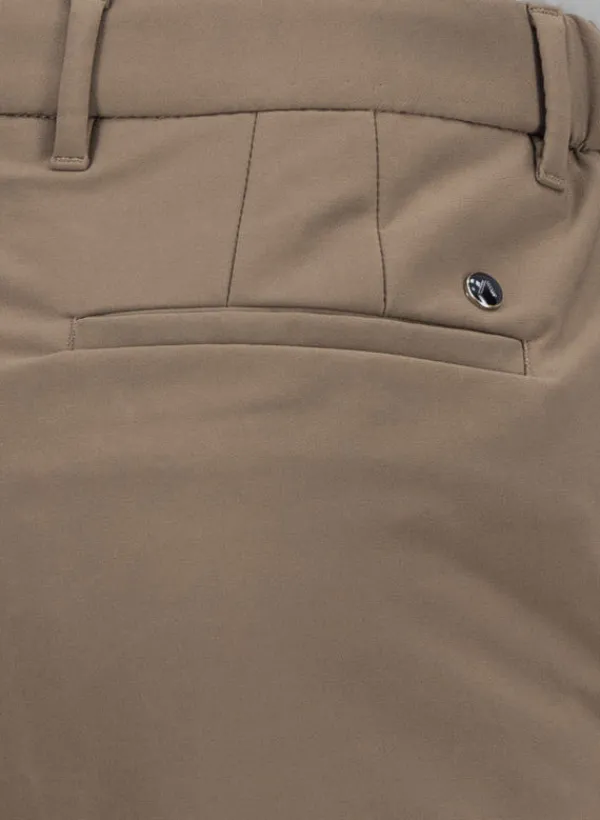 ALBERTO Chino Mover, Slim Fit, Mikrofaser, braun^ Chino|Hosen