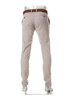 ALBERTO Chino Rob, Slim Fit, Baumwolle-Tencel™, braun-grau kariert^ Hosen|Chino