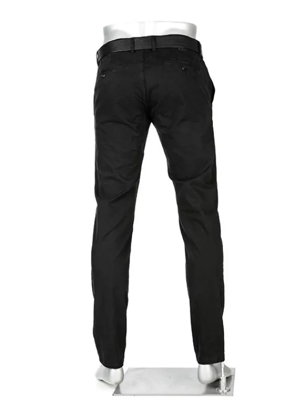 ALBERTO Chino Rob, Slim Fit, Baumwolle T400®, schwarz^ Chino|Smart Cotton