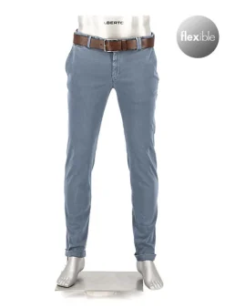 ALBERTO Chino Rob, Slim Fit, Baumwolle-Tencel™, blau^ Chino|Hosen