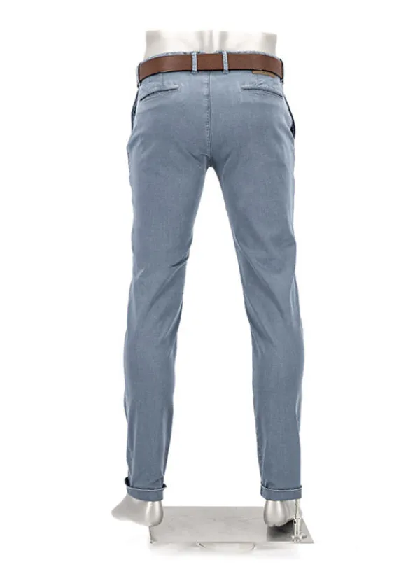 ALBERTO Chino Rob, Slim Fit, Baumwolle-Tencel™, blau^ Chino|Hosen