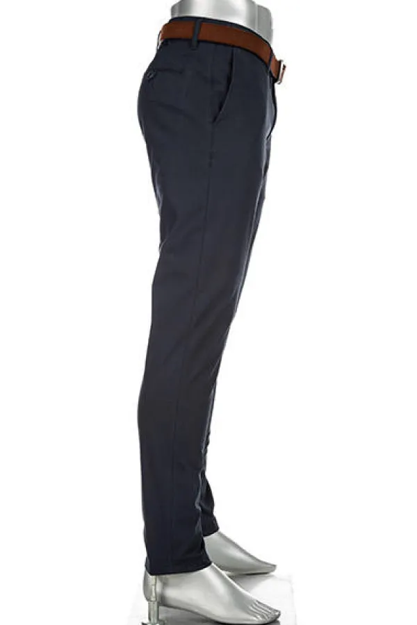 ALBERTO Chino Rob, Slim Fit, Baumwolle, dunkelblau^ Chino|Hosen