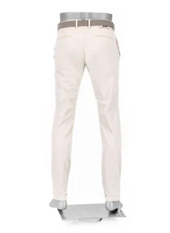 ALBERTO Chino Rob, Slim Fit, Baumwolle, wollweiß^ Alles Weiss|Hosen