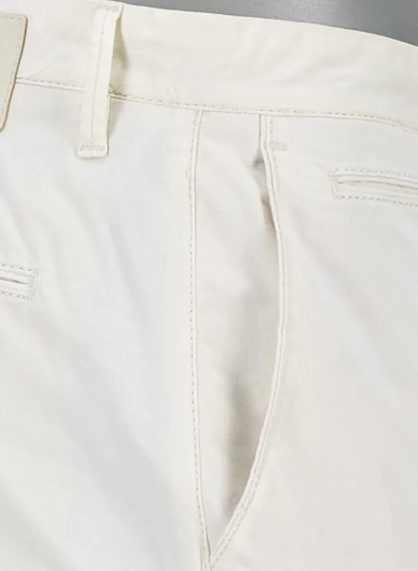 ALBERTO Chino Rob, Slim Fit, Baumwolle, wollweiß^ Alles Weiss|Hosen