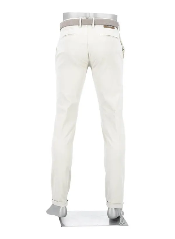 ALBERTO Chino Rob, Slim Fit, Baumwolle-Tencel™, kitt^ Chino|Alles Weiss