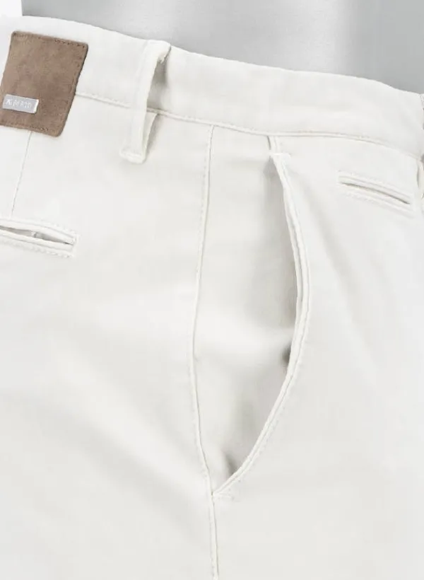 ALBERTO Chino Rob, Slim Fit, Baumwolle-Tencel™, kitt^ Chino|Alles Weiss
