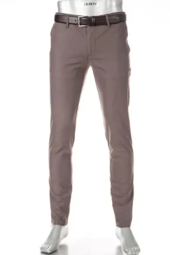 ALBERTO Chino Rob, Slim Fit, Baumwolle, grau^ Chino|Hosen