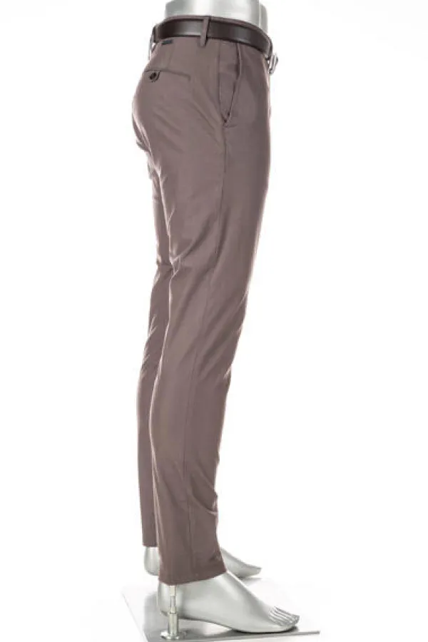 ALBERTO Chino Rob, Slim Fit, Baumwolle, grau^ Chino|Hosen