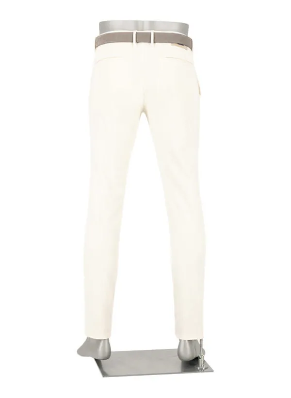 ALBERTO Chino Rob, Slim Fit, Bio Baumwolle T400®, ecru^ Alles Weiss|Hosen