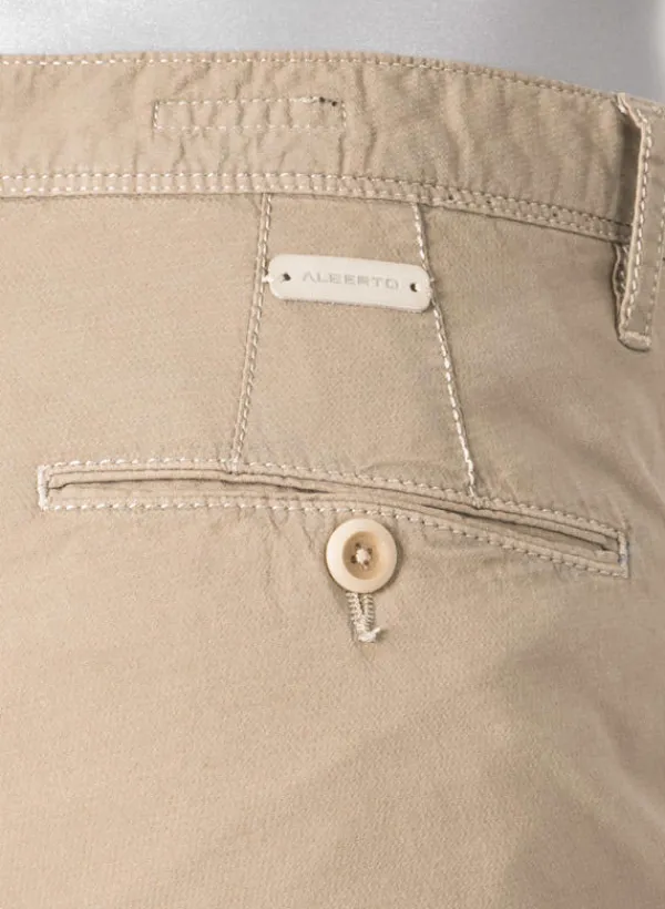 ALBERTO Chino Rob, Slim Fit, Pima Baumwolle-Tencel™, beige^ Hosen|Chino