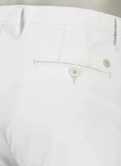 ALBERTO Chino Rob, Slim Fit, Pima Baumwolle-Tencel™, grauweiß^ Chino|Alles Weiss