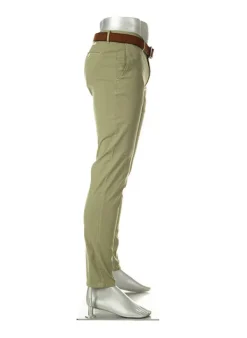 ALBERTO Chino Rob, Slim Fit, Pima Baumwolle-Tencel™, militärgrün^ Hosen|Chino