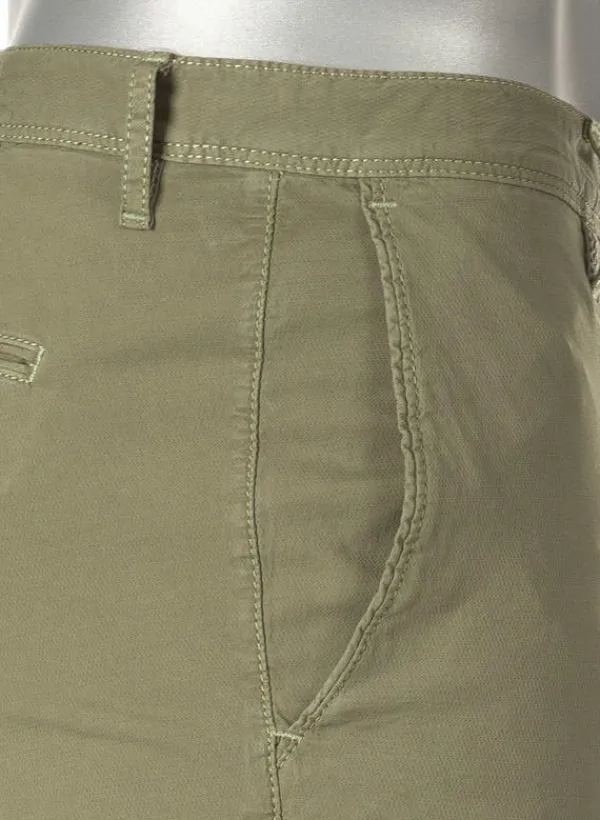 ALBERTO Chino Rob, Slim Fit, Pima Baumwolle-Tencel™, militärgrün^ Hosen|Chino