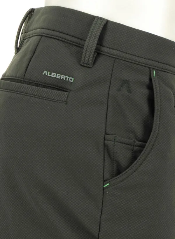 ALBERTO Cosy Jersey, Rookie, Regular Fit, wasserabweisend, dunkelgrün^ Hosen|Hosen