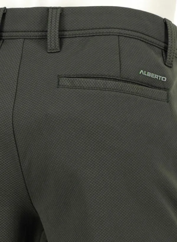 ALBERTO Cosy Jersey, Rookie, Regular Fit, wasserabweisend, dunkelgrün^ Hosen|Hosen