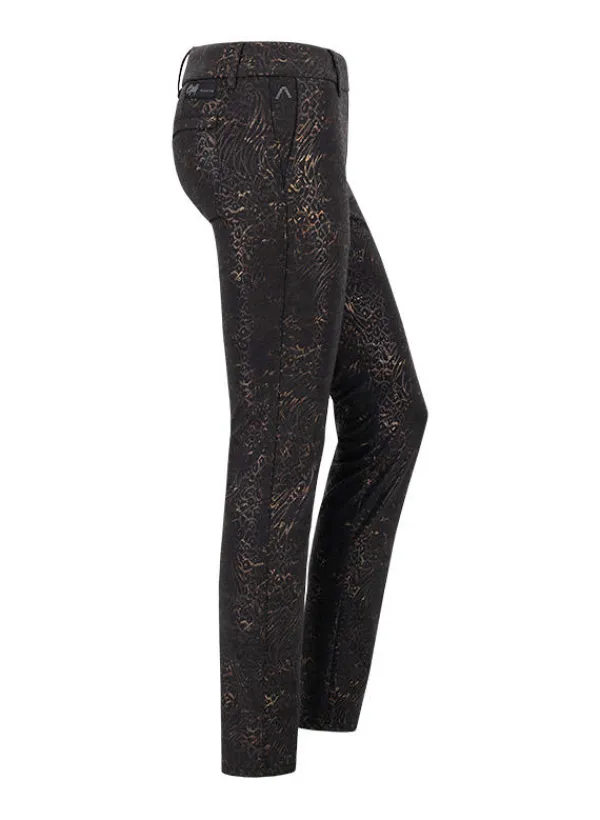 ALBERTO Damen Golfhose Lucy in Jerseyqualität mit Metallic-Print^ Hosen|Hosen