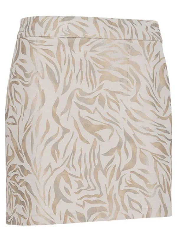 ALBERTO Damen Golfrock Lissy in Jerseyqualität mit Metallic-Print^ Röcke|Röcke