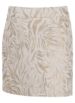 ALBERTO Damen Golfrock Lissy in Jerseyqualität mit Metallic-Print^ Röcke|Röcke