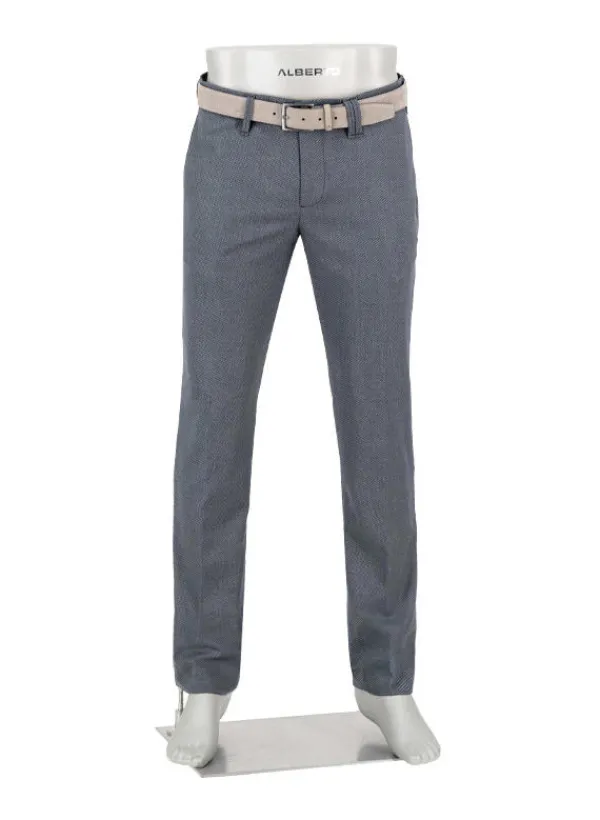 ALBERTO Double Face, Lou, Regular Fit, Mikrofaser-Stretch, navy^ Hosen