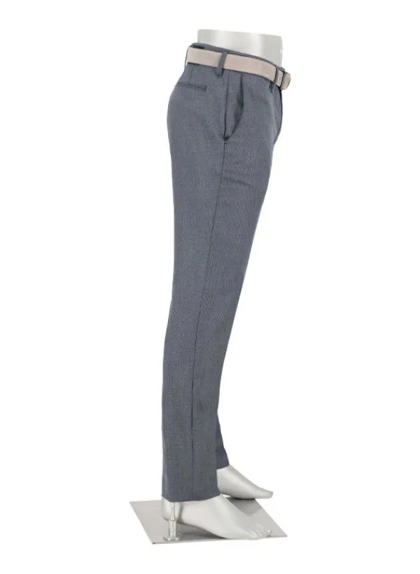 ALBERTO Double Face, Lou, Regular Fit, Mikrofaser-Stretch, navy^ Hosen