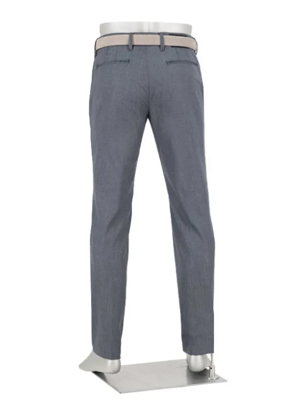 ALBERTO Double Face, Lou, Regular Fit, Mikrofaser-Stretch, navy^ Hosen
