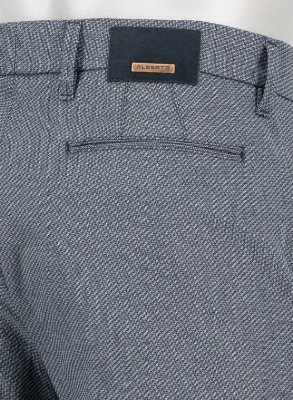 ALBERTO Double Face, Lou, Regular Fit, Mikrofaser-Stretch, navy^ Hosen