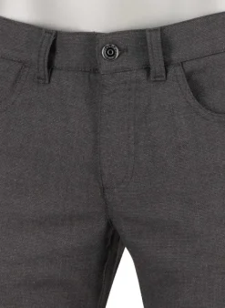 ALBERTO Double Face, Pipe, Regular Fit, Mikrofaser-Stretch, braun-grau^ Hosen|Dressy