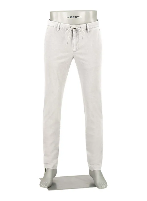 ALBERTO Dusty Corduroy Jump, Slim Fit, Baumwolle-Tencel™, hellgrau^ Hosen|Cord
