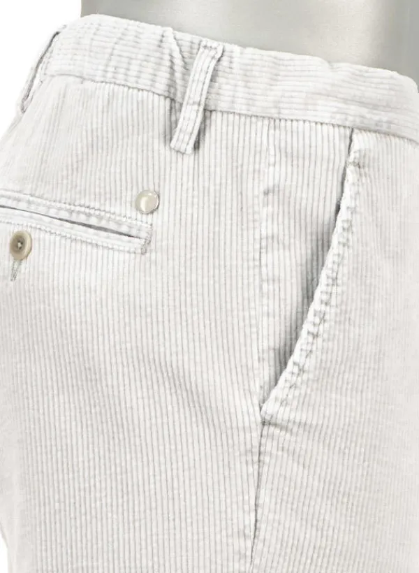 ALBERTO Dusty Corduroy Jump, Slim Fit, Baumwolle-Tencel™, hellgrau^ Hosen|Cord