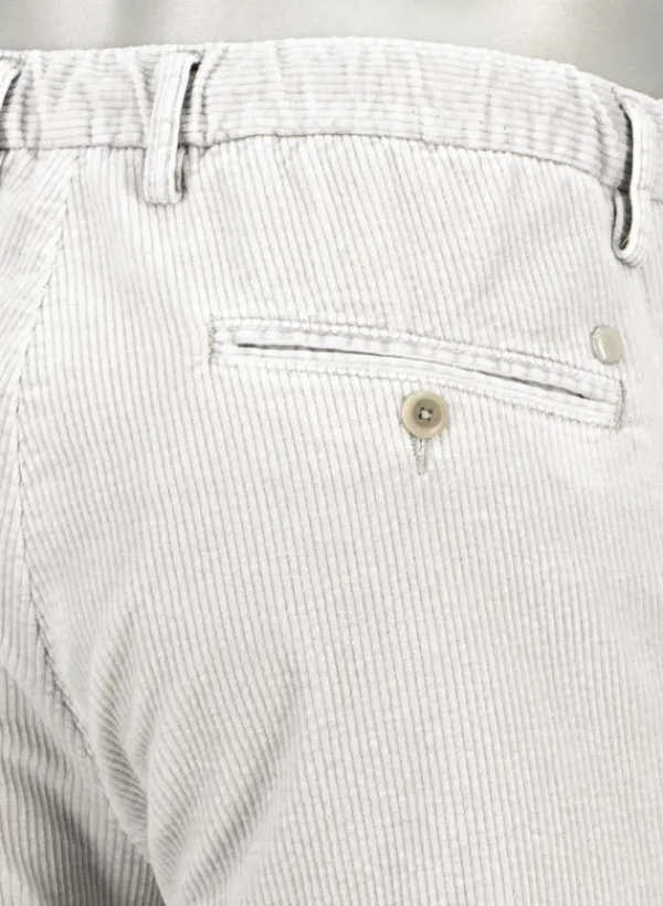 ALBERTO Dusty Corduroy Jump, Slim Fit, Baumwolle-Tencel™, hellgrau^ Hosen|Cord