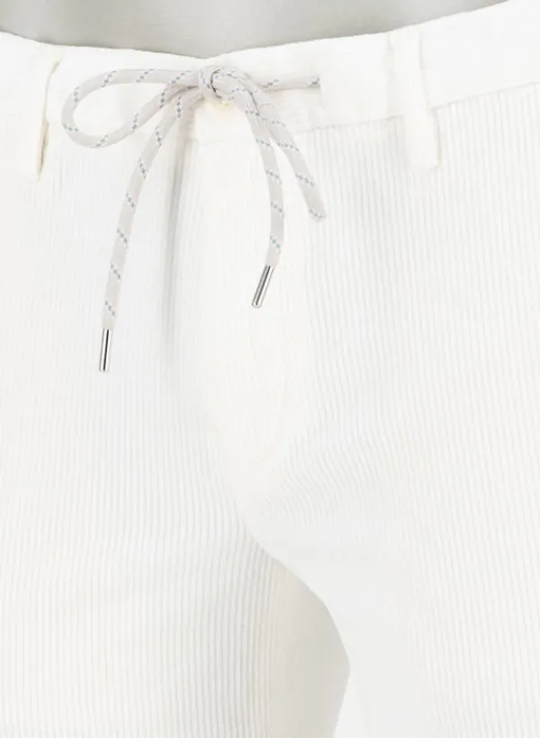 ALBERTO Dusty Corduroy Jump, Slim Fit, Baumwolle-Tencel™, off white^ Hosen|Cord