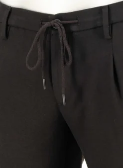 ALBERTO Flanell, Barista, Tapered Fit, Mikrofaser-Stretch, braun^ Hosen|Cosy