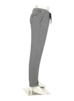 ALBERTO Flanell, Barista, Tapered Fit, Mikrofaser-Stretch, grau^ Hosen|Cosy