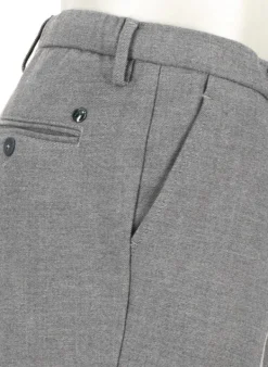 ALBERTO Flanell, Barista, Tapered Fit, Mikrofaser-Stretch, grau^ Hosen|Cosy