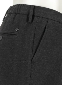 ALBERTO Flanell, Barista, Tapered Fit, Mikrofaser-Stretch, anthrazit^ Hosen|Cosy