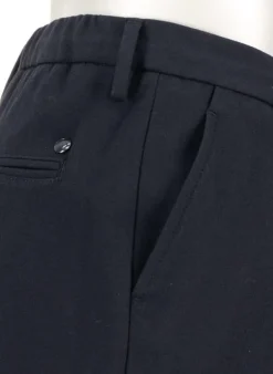 ALBERTO Flanell, Barista, Tapered Fit, Mikrofaser-Stretch, navy^ Hosen|Cosy