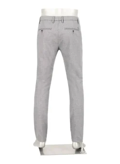 ALBERTO Flanell Herringbone, Jump, Slim Fit, Mikrofaser-Stretch, grau^ Hosen
