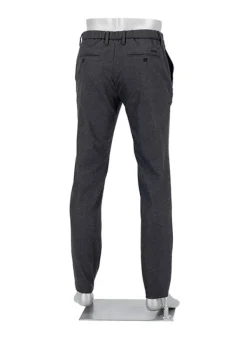 ALBERTO Flanell Look, Jump, Slim Fit, Mikrofaser, anthrazit meliert^ Hosen