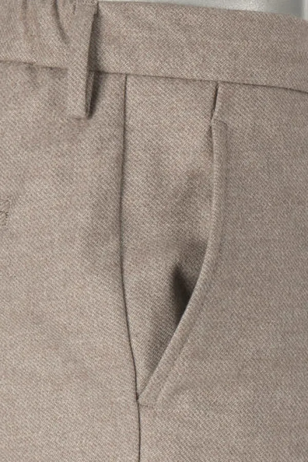 ALBERTO Flanell Look, Jump, Slim Fit, Mikrofaser, beige meliert^ Cosy|Dressy