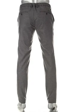 ALBERTO Flanell Look, Jump, Slim Fit, Mikrofaser, grau meliert^ Cosy|Dressy