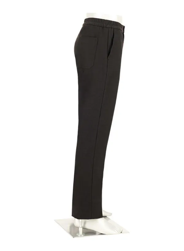 ALBERTO Flanell, Luis, Wide Fit, Mikrofaser-Stretch, braun^ Hosen|Cosy