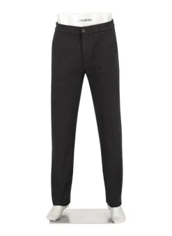 ALBERTO Flanell, Luis, Wide Fit, Mikrofaser-Stretch, anthrazit^ Hosen|Cosy