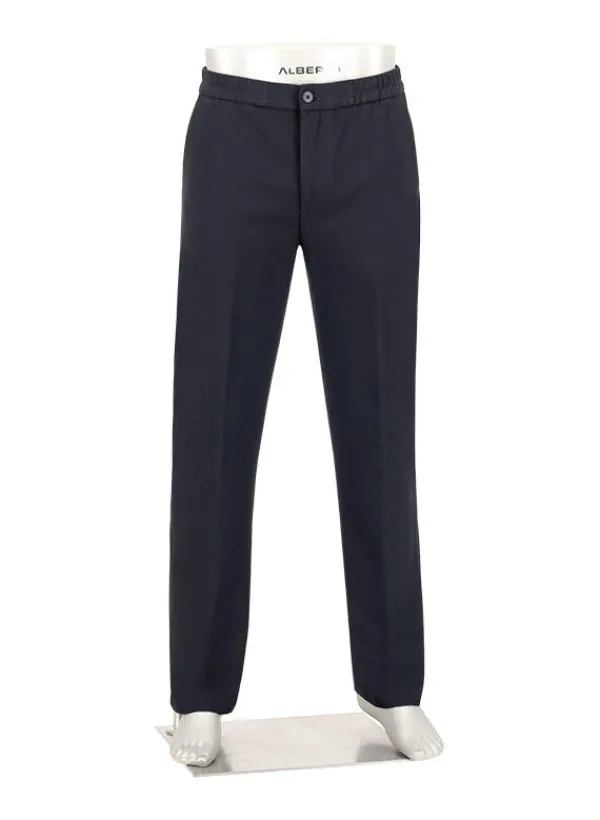 ALBERTO Flanell, Luis, Wide Fit, Mikrofaser-Stretch, navy^ Hosen|Cosy