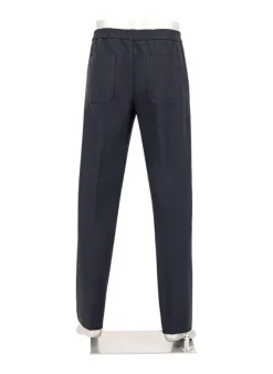 ALBERTO Flanell, Luis, Wide Fit, Mikrofaser-Stretch, navy^ Hosen|Cosy