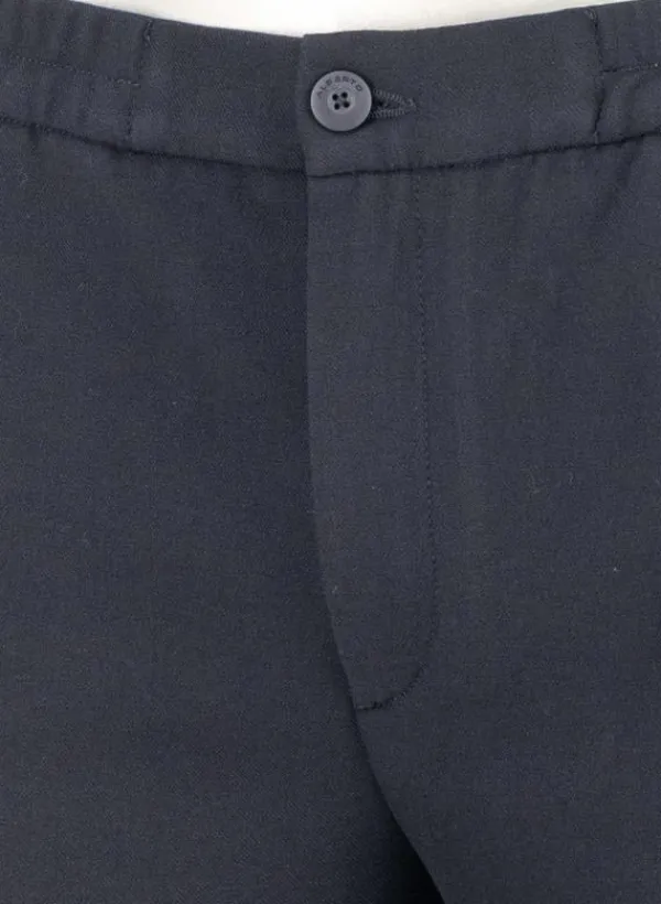 ALBERTO Flanell, Luis, Wide Fit, Mikrofaser-Stretch, navy^ Hosen|Cosy