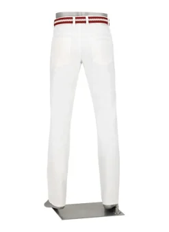 ALBERTO FX 4 Dry Cooler®, Pro, Modern Fit, Mikrofaser, weiß^ Alles Weiss|Hosen